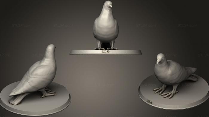Animal figurines (Dove, STKJ_0901) 3D models for cnc